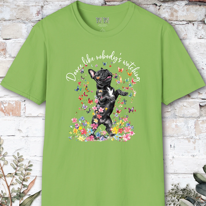 French Bulldog #2 "Dance like nobody's watching" unisex T shirt