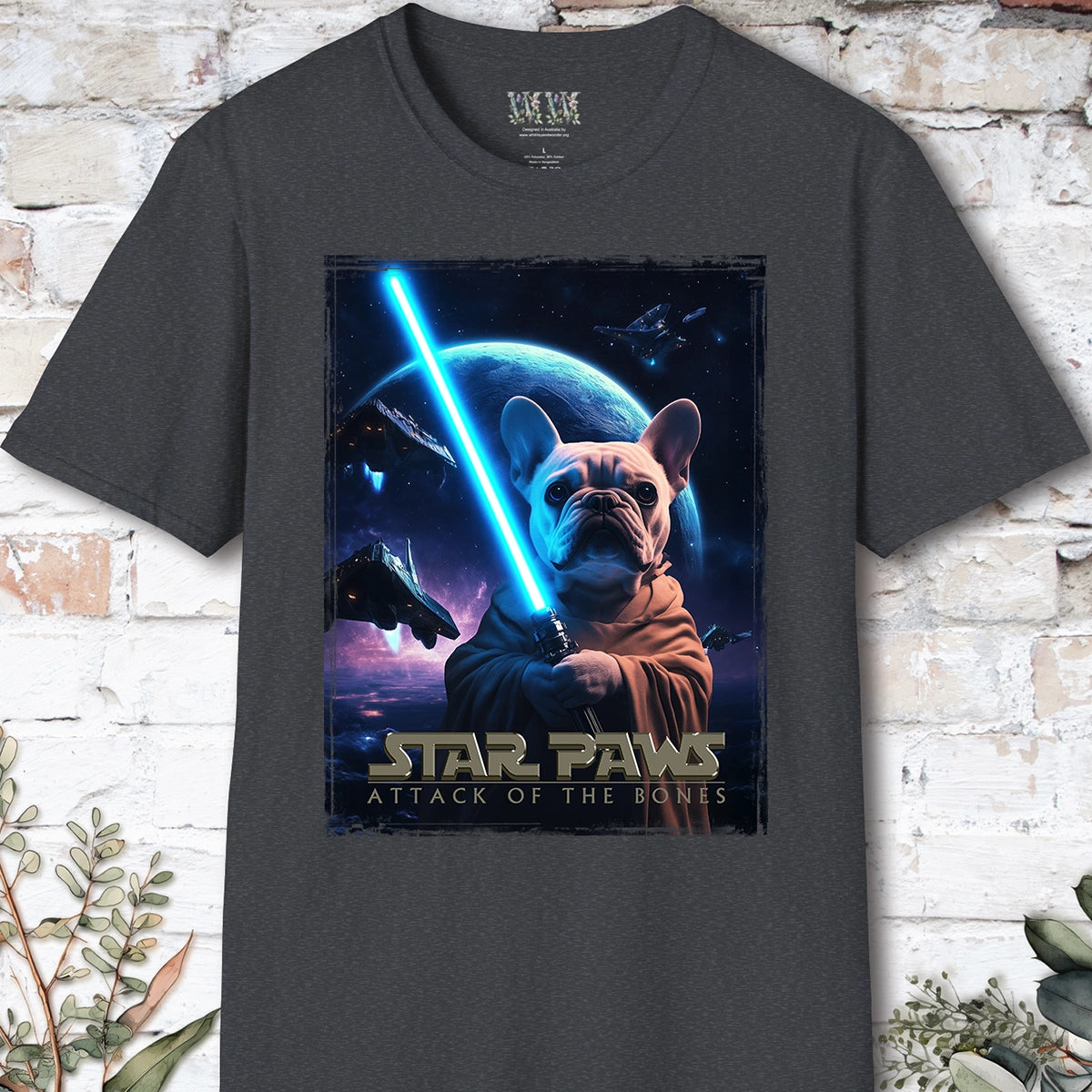 French Bulldog #2 Star Paws Unisex T shirt