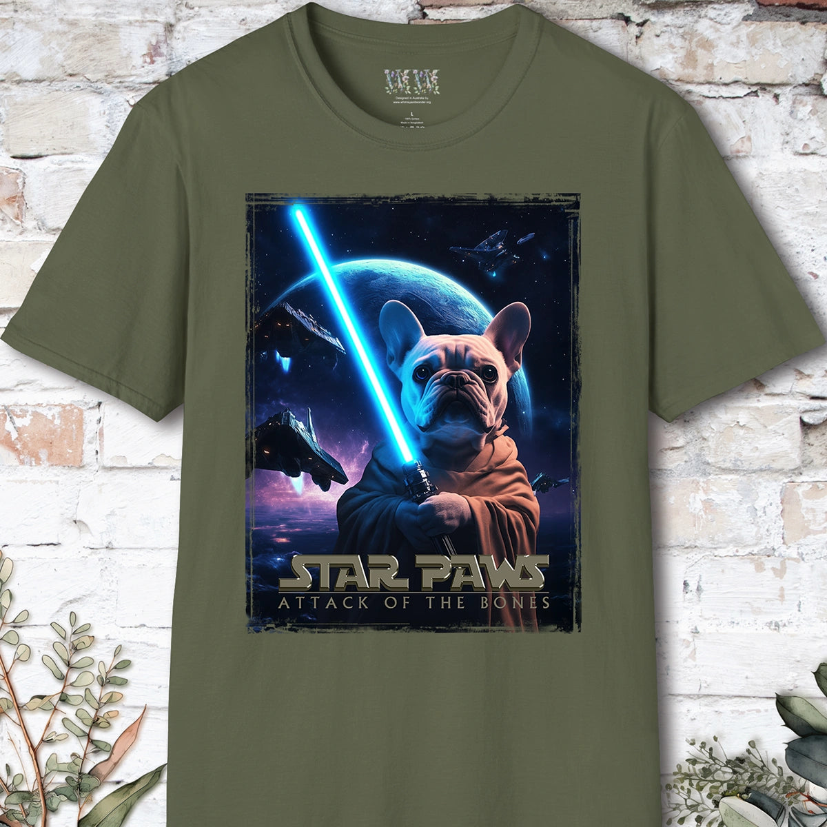 French Bulldog #2 Star Paws Unisex T shirt