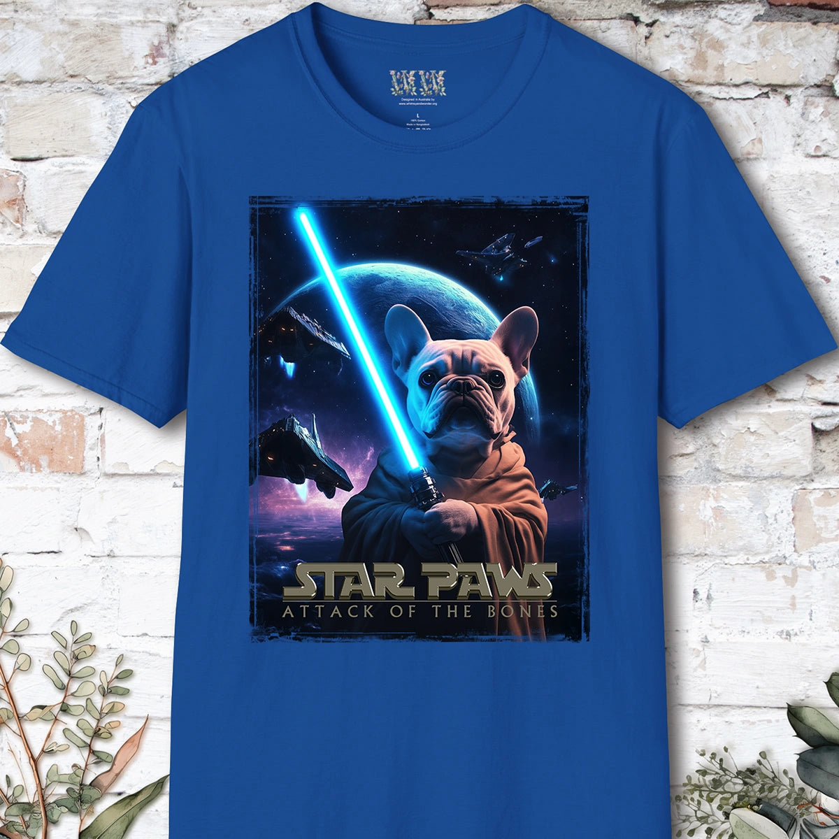 French Bulldog #2 Star Paws Unisex T shirt