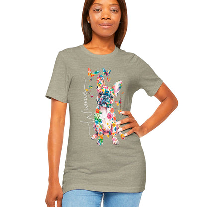 French Bulldog #3 Floral Personalized T shirt