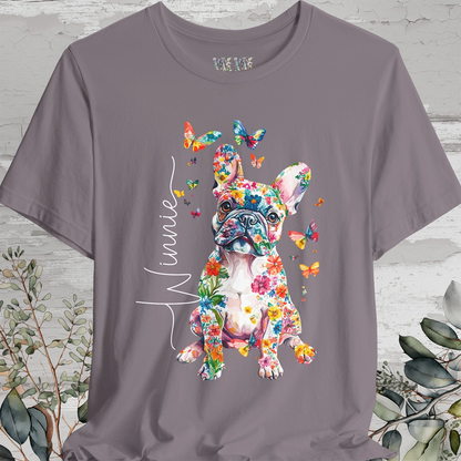 French Bulldog #3 Floral Personalized T shirt