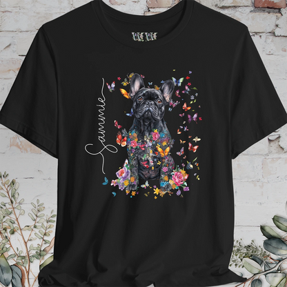 French Bulldog #4 Foral personalized T shirt