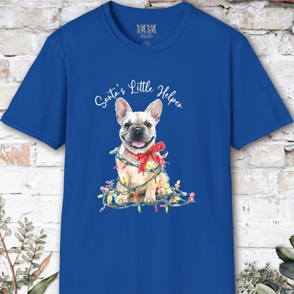 French Bulldog #2 Santa's little helper, unisex T shirt
