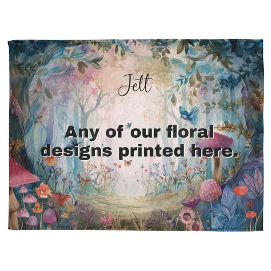 ANY DESIGN #3 Personalised Mystical Forest Blanket