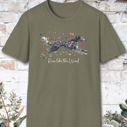 Silken Windhound, Run like the Wind unisex T-Shirt