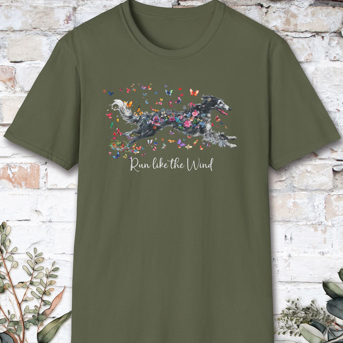Silken Windhound, Run like the Wind unisex T-Shirt