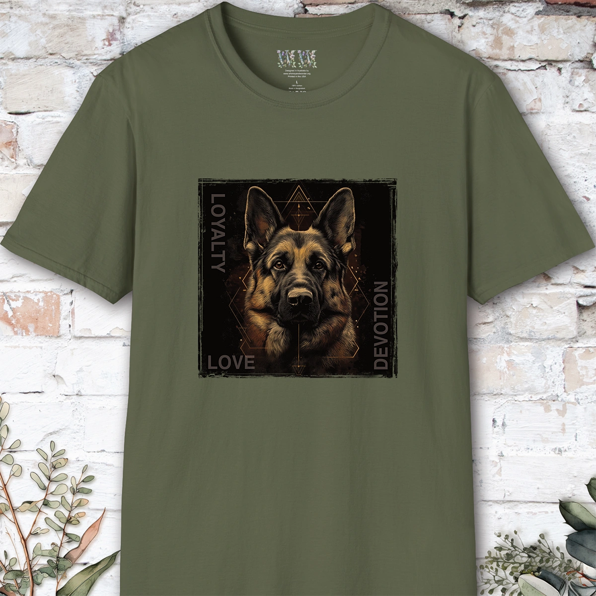 German Shepherd, Devotion, Loyalty, Love T-Shirt