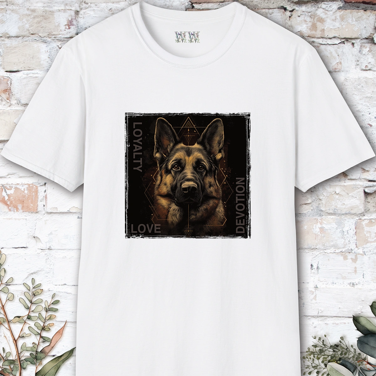 German Shepherd, Devotion, Loyalty, Love T-Shirt