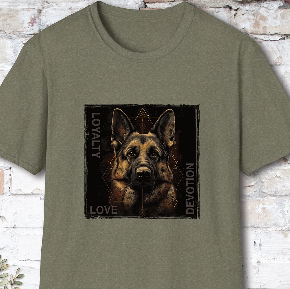 German Shepherd, Devotion, Loyalty, Love T-Shirt