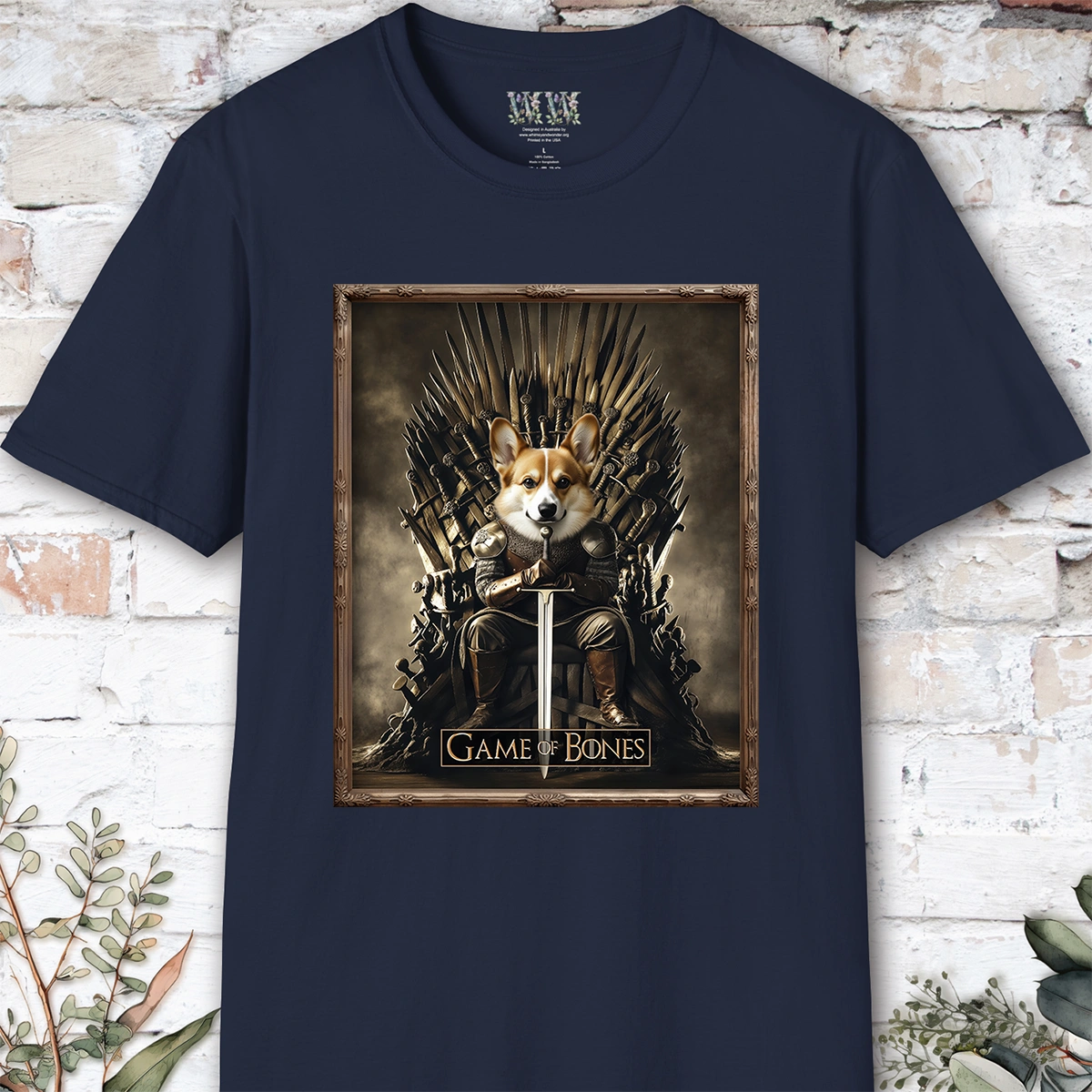 Corgi, Game of Bones, Unisex T shirt