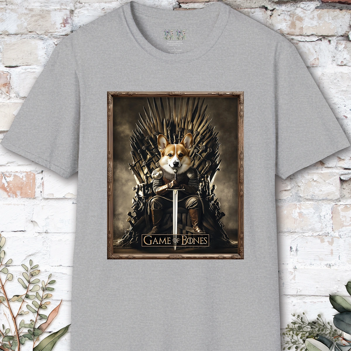Corgi, Game of Bones, Unisex T shirt