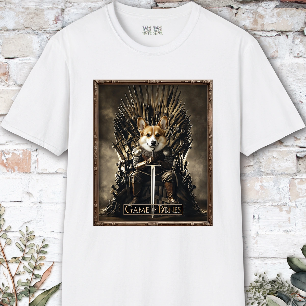 Corgi, Game of Bones, Unisex T shirt