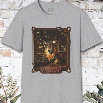 Steampunk German Shepherd #1 Unisex T shirt