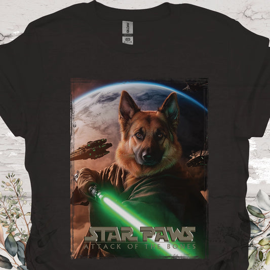 German Shepherd #2 Star Paws Unisex T shirt