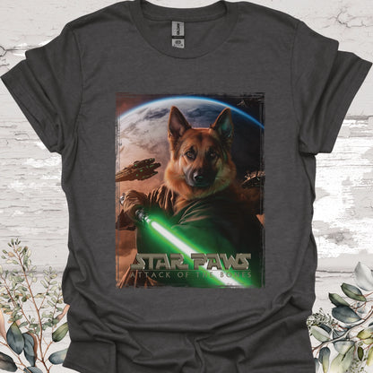 German Shepherd #2 Star Paws Unisex T shirt