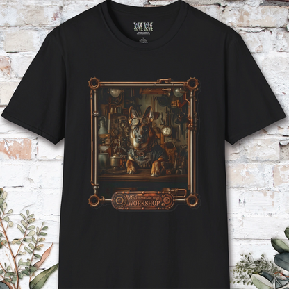 Steampunk German Shepherd #2 Unisex T shirt