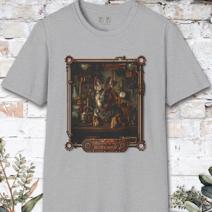 Steampunk German Shepherd #2 Unisex T shirt