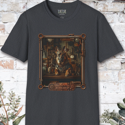 Steampunk German Shepherd #2 Unisex T shirt