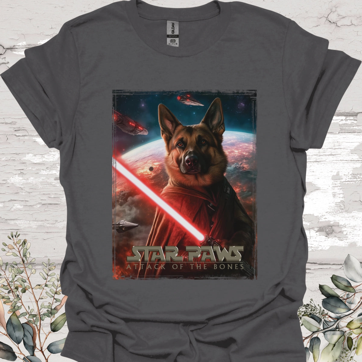 German Shepherd #1 Star Paws Unisex T shirt