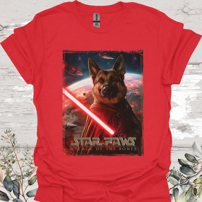 German Shepherd #1 Star Paws Unisex T shirt