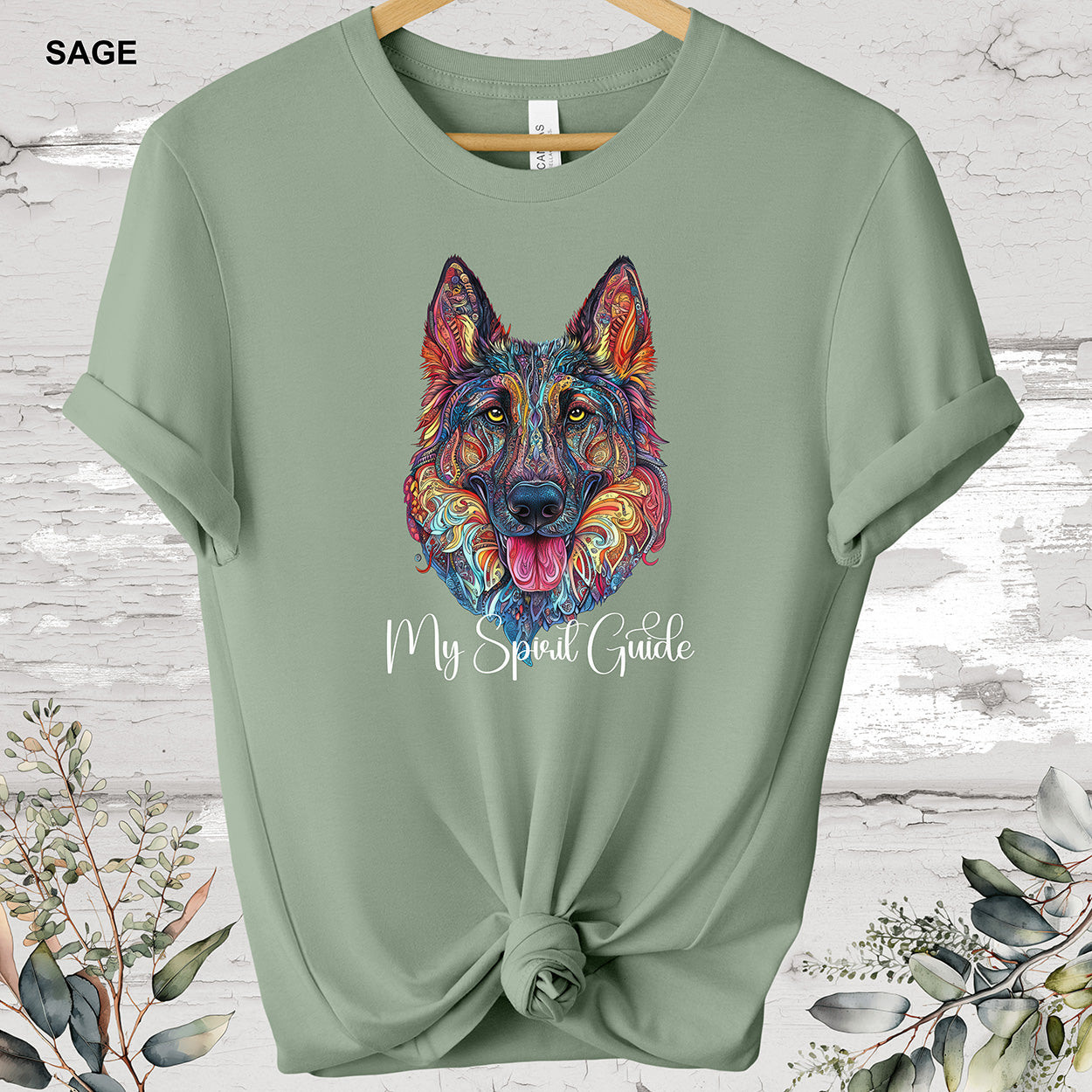 German Shepherd 'My Spirit Guide' T shirt