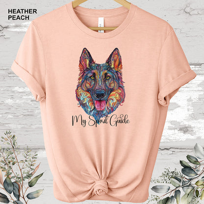 German Shepherd 'My Spirit Guide' T shirt