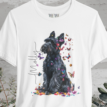 Giant Schnauzer Floral  Personalized T shirt