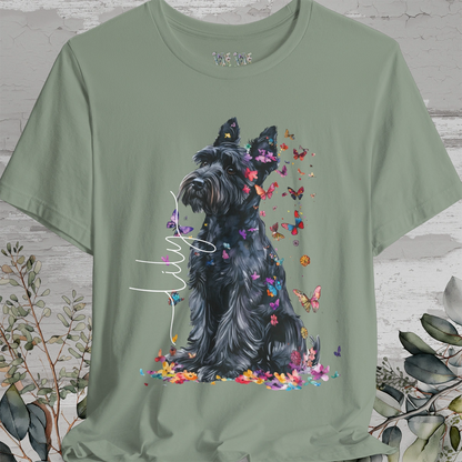 Giant Schnauzer Floral  Personalized T shirt