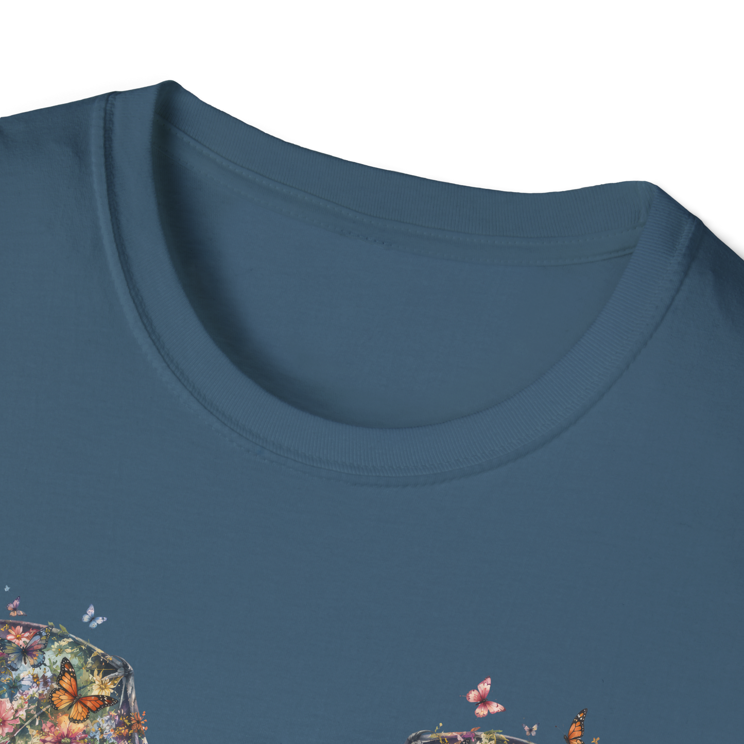 Bat floral butterfly #1, Gildan 64000 T shirt