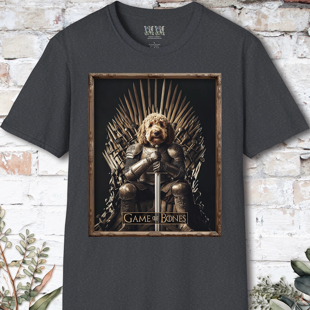 Golden Doodle, Game of Bones, Unisex T shirt