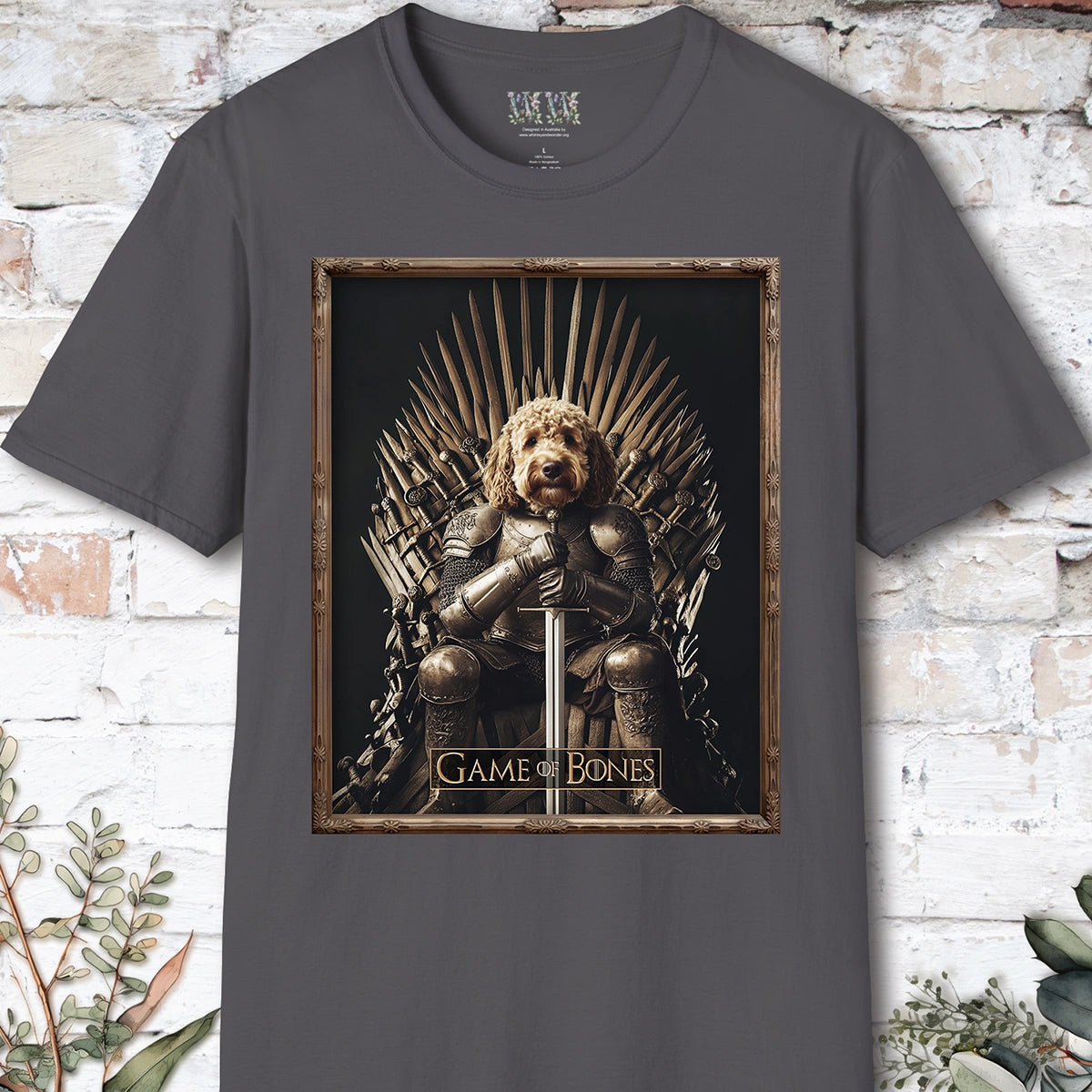 Golden Doodle, Game of Bones, Unisex T shirt