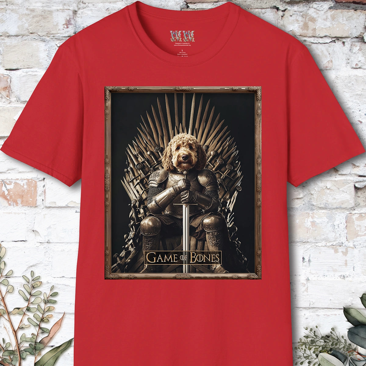 Golden Doodle, Game of Bones, Unisex T shirt
