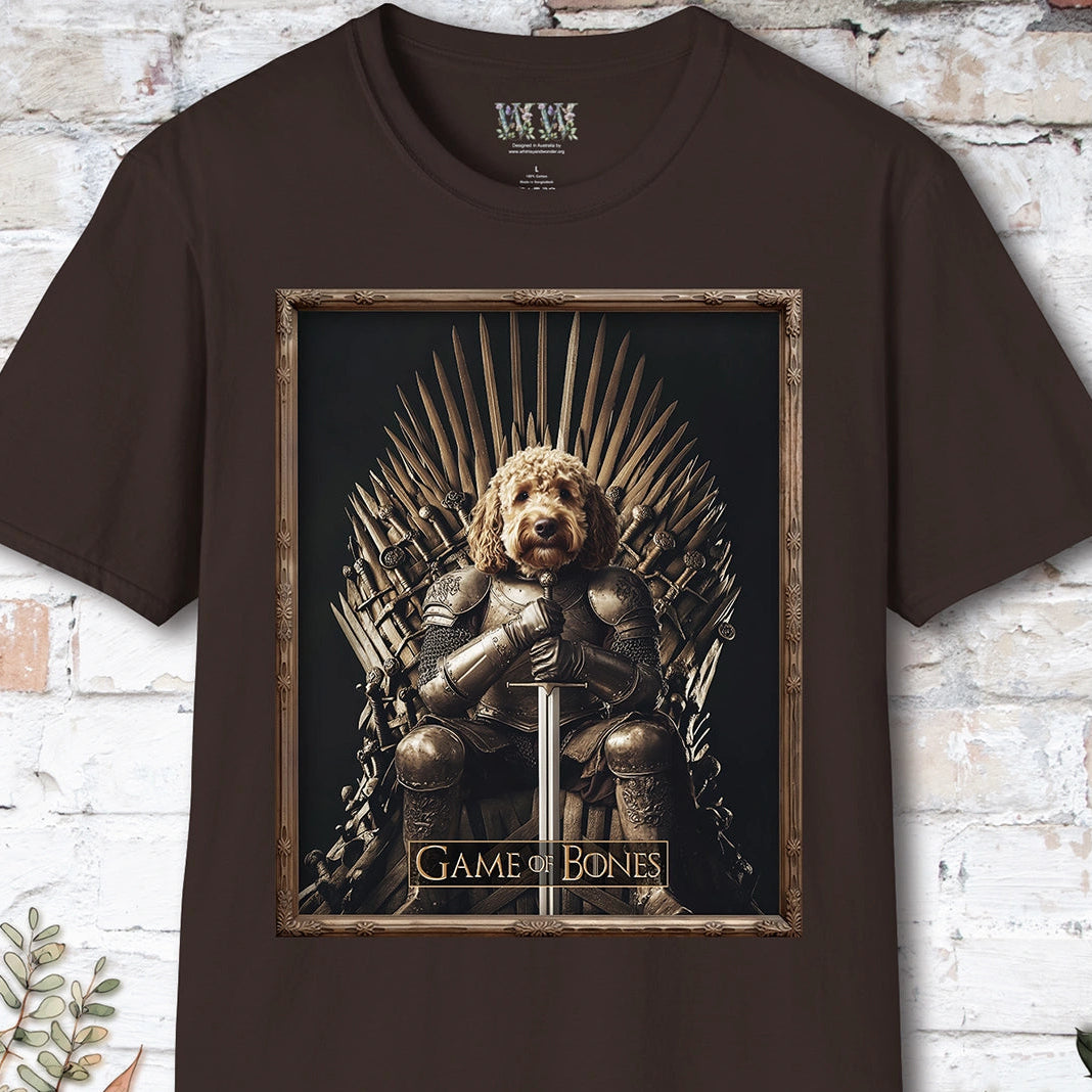 Golden Doodle, Game of Bones, Unisex T shirt