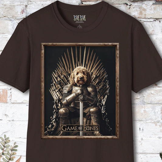 Golden Doodle, Game of Bones, Unisex T shirt