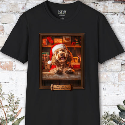 Golden Doodle / Groodle Santa's Workshop Unisex T shirt