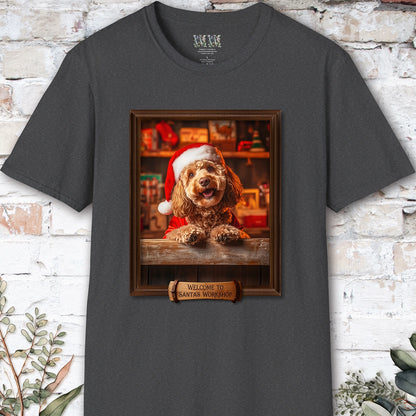 Golden Doodle / Groodle Santa's Workshop Unisex T shirt