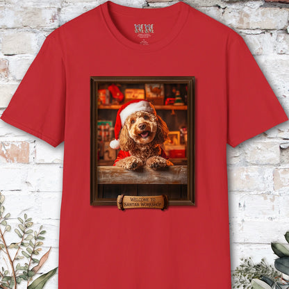 Golden Doodle / Groodle Santa's Workshop Unisex T shirt