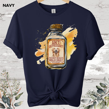 Golden Retriever Antidepressant T shirt