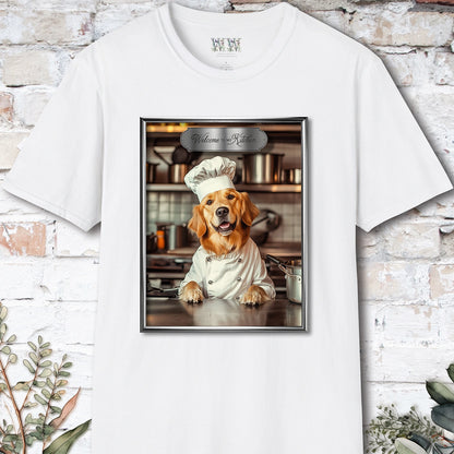 Golden Retriever Chef Unisex T shirt