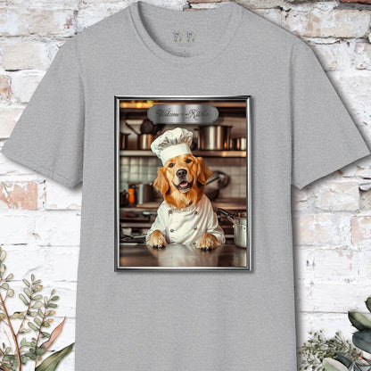 Golden Retriever Chef Unisex T shirt