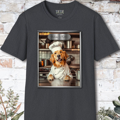 Golden Retriever Chef Unisex T shirt