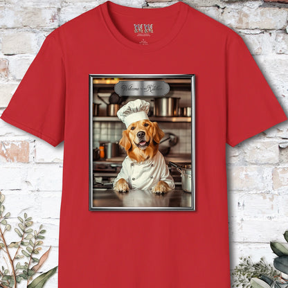 Golden Retriever Chef Unisex T shirt