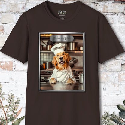 Golden Retriever Chef Unisex T shirt