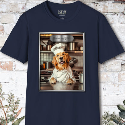 Golden Retriever Chef Unisex T shirt