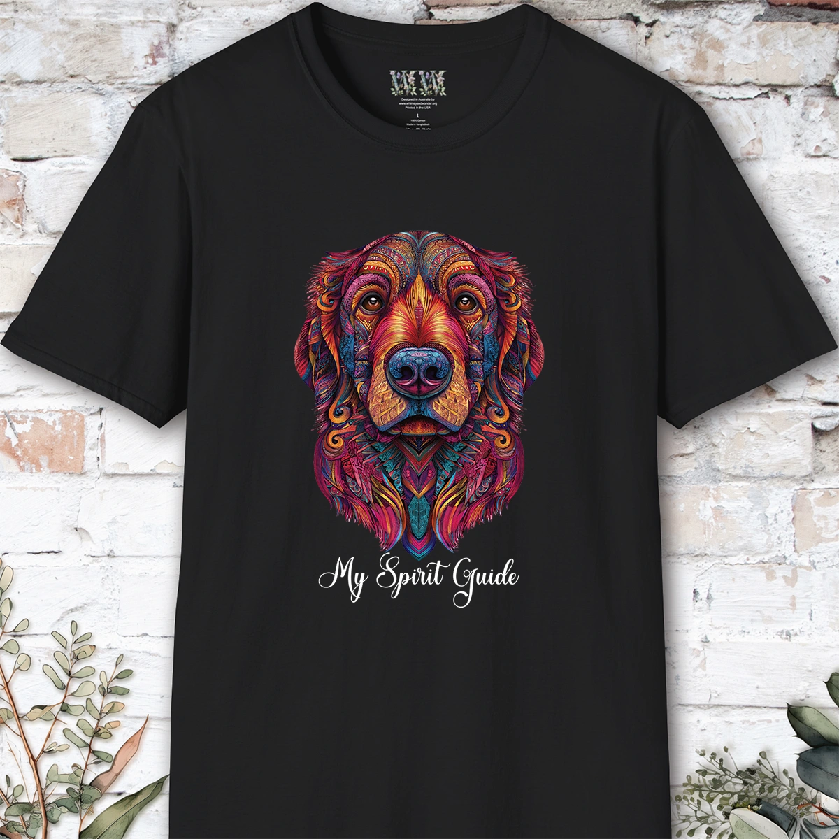 Golden Retriever #1, My Spirit Guide, Short Sleeve Unisex Tee