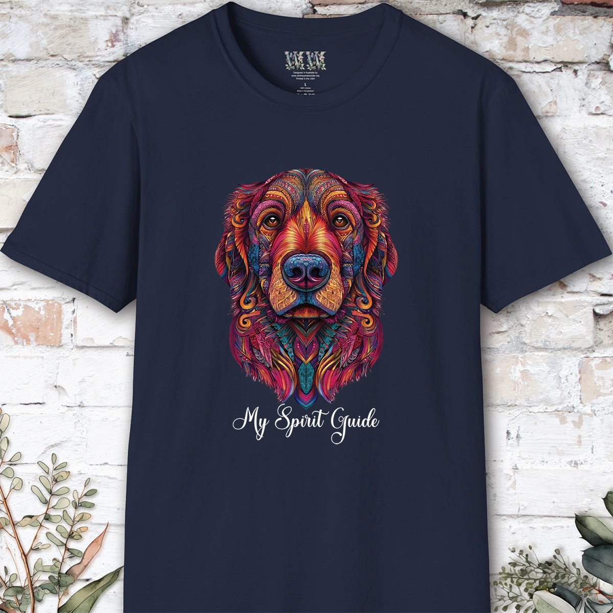 Golden Retriever #1, My Spirit Guide, Short Sleeve Unisex Tee