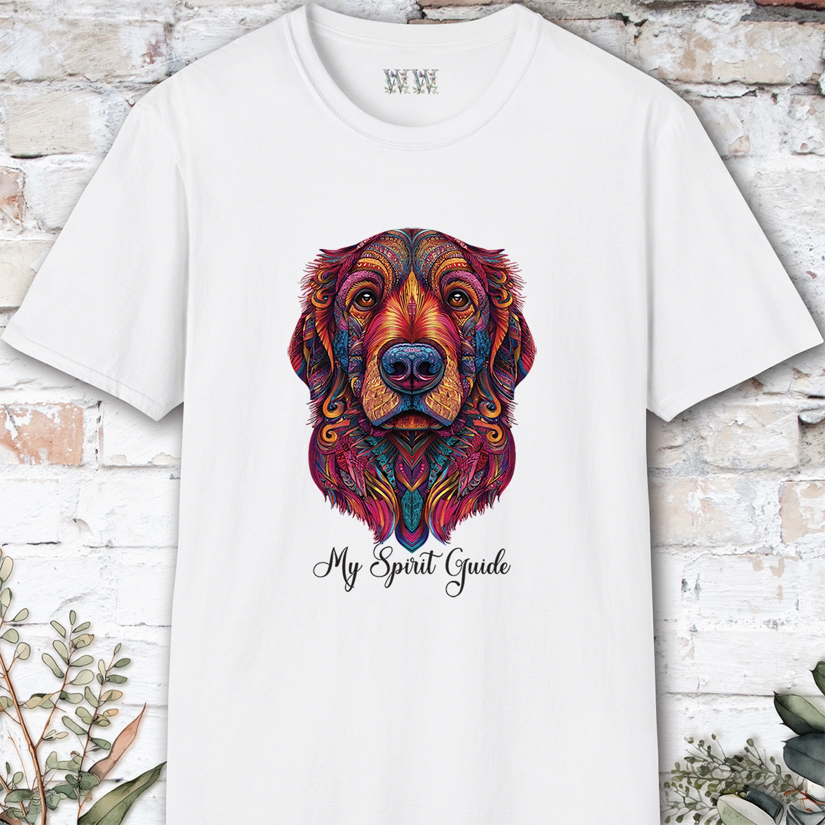 Golden Retriever #1, My Spirit Guide, Short Sleeve Unisex Tee