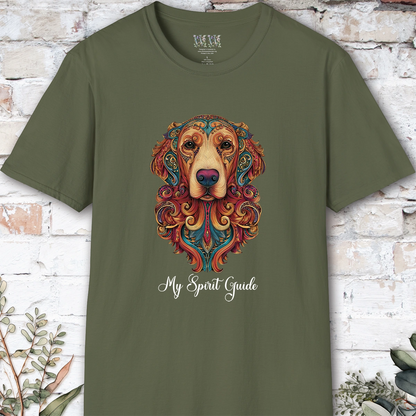 Golden Retriever #2, My Spirit Guide, Short Sleeve Unisex Tee