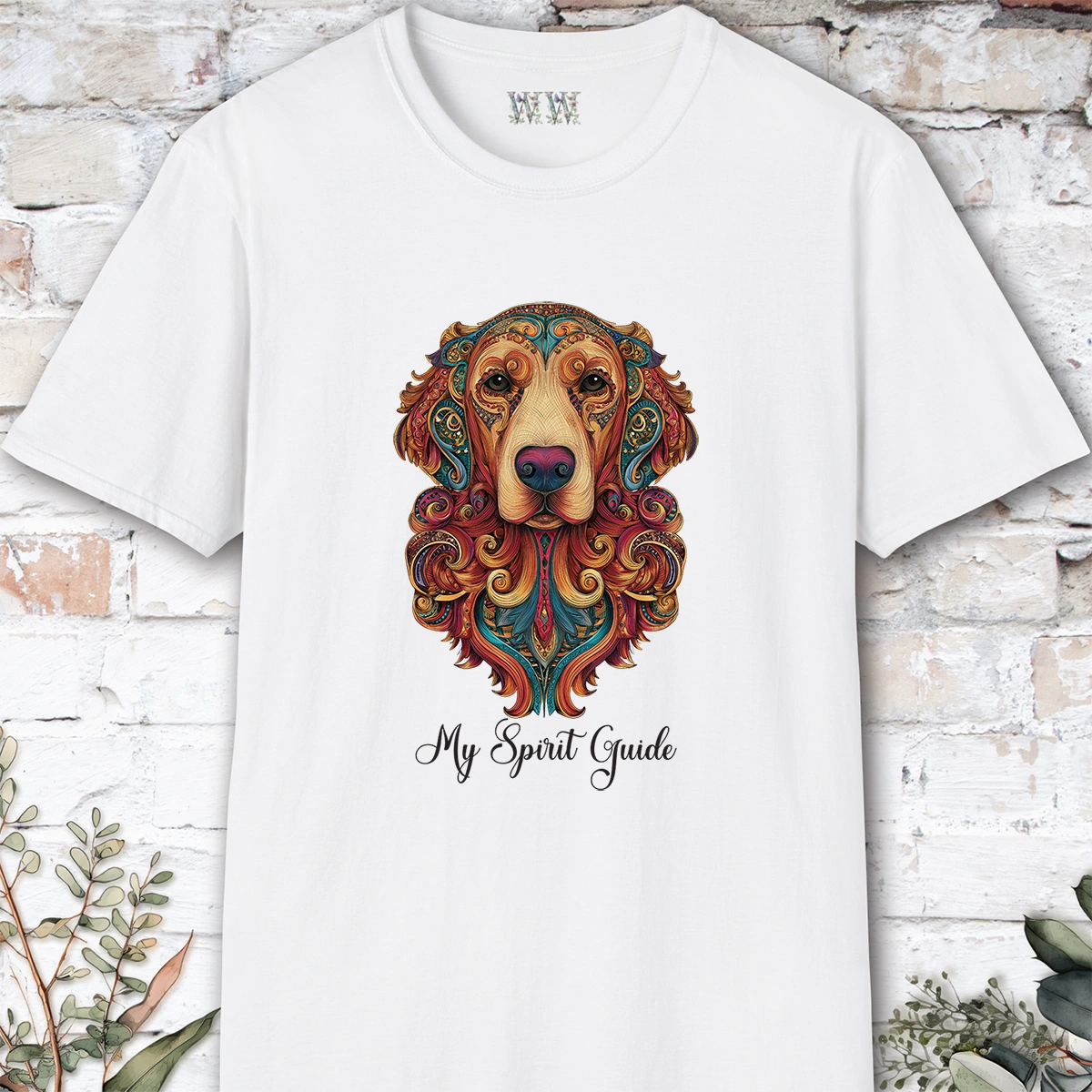 Golden Retriever #2, My Spirit Guide, Short Sleeve Unisex Tee
